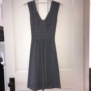 Pattered cotton sun dress